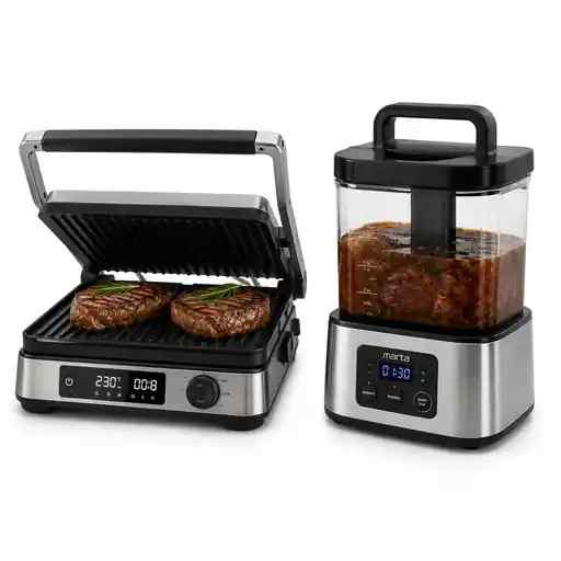 Grills, marinators