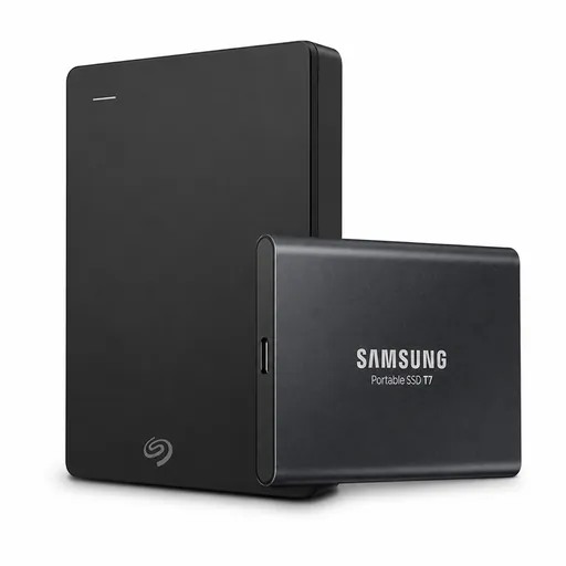 Išoriniai kietieji diskai (SSD, HDD)