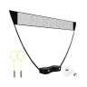 Badmintono tinklas 270x33,5x160cm., juodos spalvos