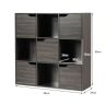 Напольная полка 90x29x90см, тёмно-серого цвета