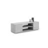 Betono dizaino tv staliukas Focus RTV 155x37x40 cm, pilkos spalvos