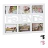 Коллаж из 6 фотографий 33x48x1,5см., белый цвет
