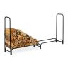 Stovas malkoms 122x245x40cm., juodos spalvos