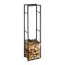 Stovas malkoms 170x44,5x30cm., juodos spalvos