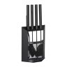 Rinkinys iš 4 židinio įrankių ir stovo 61x28,5x16cm., juodos spalvos