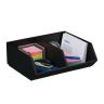 Rašymo priemonių organizatorius 12,5x35x31 cm., juodos spalvos