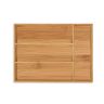 Stalo įrankių padėklas 5x26x35,5cm., šviesiai rudos spalvos