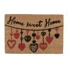 Durų kilimėlis "Home sweet home" 60x40 cm.