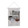 Pakabinamas organizatorius 60x39x2cm., pilkos/kreminės/šviesiai rudos spalvos