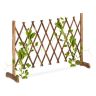 Sodo grotelės 73x28cm., rudos spalvos