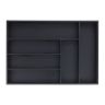 Stalo įrankių padėklas 5x43x30,5cm., juodos spalvos