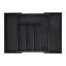 Stalo įrankių padėklas 5x29,5x33,5cm., juodos spalvos