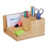 Rašymo priemonių ir dokumentų organizatorius 11x21x19 cm., šviesiai rudos spalvos