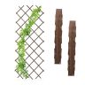 Rinkinys iš 3 sodo grotelių 180x90x1,5cm., rudos spalvos