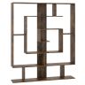 Напольная полка 125x22x150см, коричневого цвета