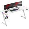 Žaidimų stalas Hero 4.8 RGB Baltos spalvos