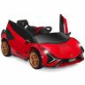 Vaikiškas elektrinis automobilis 108x63,5x40,5cm., raudonos/juodos spalvos