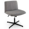 Biuro kėdė 71x66x91,5cm., pilkos/juodos spalvos