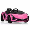 Vaikiškas elektrinis automobilis 108x64x41cm., rožinės/juodos spalvos