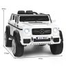 Vaikiškas elektrinis automobilis 115x67x57cm., baltos/juodos spalvos