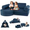 Modulinė vaikiška sofa 145x71x46cm., tamsiai mėlynos spalvos