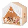 Игровая палатка 131x91x131см, светло-коричневого цвета