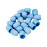 Abrazyvinių dangtelių rinkinys Exo blue Hard Cap, 20 vnt., 80 grūdėtumas