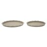 Apvalių padėklų rinkinys Saturn, 2 vnt, Ø 33 × 2 cm; Ø 27,5 × 2 cm