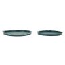Apvalių padėklų rinkinys Saturn, 2 vnt, Ø 33 × 2 cm; Ø 27,5 × 2 cm