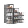Shoe boxes SONGMICS LSP312, 12 pcs, Transparent, 33.2 × 23 × 14.5 cm