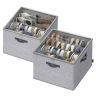 SONGMICS Shoe Organizer, up to 16 pairs, Grey