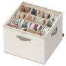 SONGMICS Shoe Organizer, up to 16 pairs, Sand