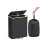 SONGMICS RRB513B01 bottle collection container, 52.5 × 70.5 × 38.5 cm