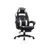Игровое кресло OBG73BW, чёрное/белое