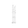 Clothes rack VASAGLE, 11 hooks, 3 shelves, White
