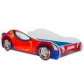 Детская кроватка Car II с матрасом 165 см x 84 см x 49 см, модель Spider Car.