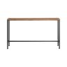 Konsolinis stalas 120x20x65cm., juodos/rudos spalvos