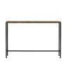 Konsolinis stalas 120x20x80cm., juodos/rudos spalvos