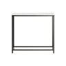 Konsolinis stalas 80x30x75cm., juodos/baltos spalvos