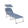 Кровать 71x200x38см., сине-серая