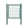 Metaliniai sodo vartai 106 x 150 cm, žalios spalvos GGD250L