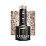 Hibridinis nagų lakas OCHO NAILS G04, su blizgučiais