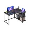 Corner computer desk VASAGLE LWD135BE01, 110 × 80 × 76 cm