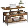 Coffee table VASAGLE LCT261KD02, Adjustable height, 100 × 50 cm