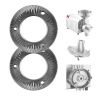 Ketaus šlifavimo diskai VEVOR MP-03G, 2 vnt, 150 × 150 × 5 mm