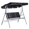 Lauko sūpynės Outsunny 171x111x154cm., pilkos/juodos spalvos