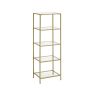 Отдельно стоящая полка с 5 стеклянными полками