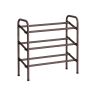 Полка для обуви 23x83x58см., темно-коричневая