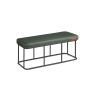 Пуф 40x120x45см., темно-зеленый/черный
