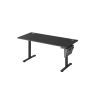 Elektrinis reguliuojamo aukščio rašomasis stalas 70x160x120cm., juodos/pilkos spalvos